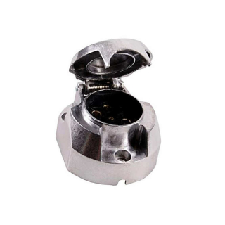 Prise 7 broches, métal léger 12 volts