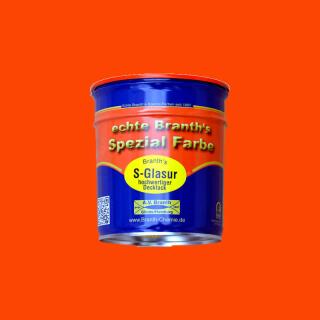 Branths S-Glaze (séchage lent) bidon 0,75 l orange pur RAL 2004