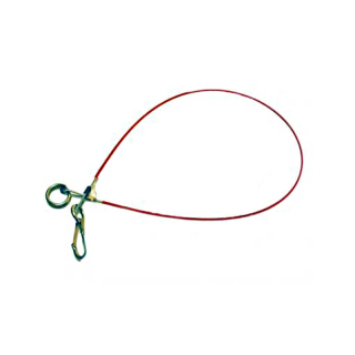 Corde de rupture revêtue de PVC avec anneau de longueur 1000 mm