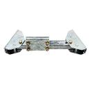 Traverse de roue jockey pour liaisons de traction V - 3500 kg Longueur: 440/460 mm