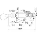 Dispositif de dépassement AL-KO -PROFI V- Ges.-Gew. 1600 à 3000 kg, AE 3000, RB: 2361