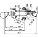 Dispositif de dépassement AL-KO -PROFI V- Ges.-Gew. 1600 à 3500 kg, AE 3500, RB: 2361