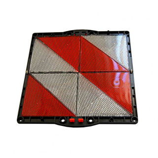Panneau davertissement de stationnement arrière, pliable, 285 x 285 mm, plastique