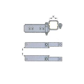 Raccord de longeron BPW pour poutre dessieu carré de 110 mm