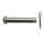 Goupille fendue avec goupille fendue, galvanisée 12 x 65 mm