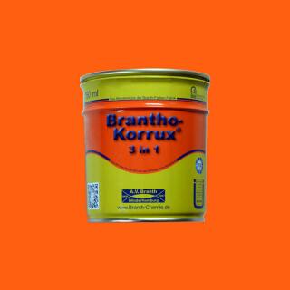Brantho Korrux "3 en 1" bidon de 0,75 litre jaune-orange RAL 2000