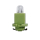 Lampe à socle en plastique 24V 1,4W vert clair EBS R11