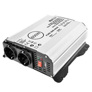 Convertisseur de tension sinus 12-230V 1500W / 3000W + USB