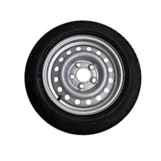 Roue complète 100 km / h pneus 185 / 60R12 jante 5,5 J-12