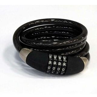 Câble Combo câble en acier avec numéro de verrouillage 185 cm, Ø 15 mm