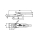 SPP - serrure excentrique, ZB-01A, 210 mm, support plat, galvanisé