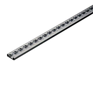 Rail darrimage Airline aluminium L 2998 mm non percé, L 34 mm, H 9,6 mm