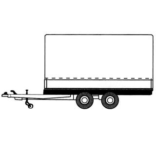 Bâche PVC 1 rouleau = 65 m L = 2,5 m RAL 9016 blanc signalisation