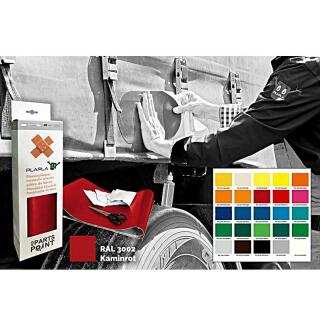 Enduit de bâche auto-adhésif 0,20 x 0,30 m rouge RAL 3002