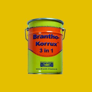 Brantho Korrux "3 en 1" 5 litres jaune de sécurité RAL 1003
