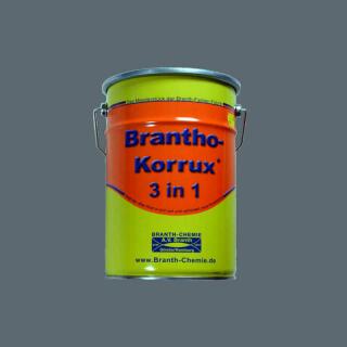 Brantho Korrux "3 en 1" 5 litres bleu-gris RAL 7031