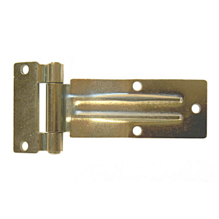 Charnière de porte, acier galvanisé Longueur totale 180 mm avec manivelle