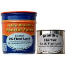 BRANTHs 2K-Flexi-Varnish 500 g de vernis de base et 125 g de durcisseur blanc