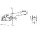 Attelage de sécurité Winterhoff WS 3500 alésage 14,5 timon Ø 60