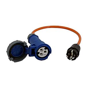 Câble adaptateur couplage CEE Bajo. / Bouchon Schuko 500 mm