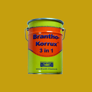 Brantho Korrux "3 en 1" 5 litres de komatsu jaune