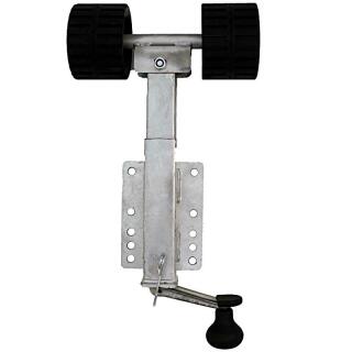 Tube carré support fixe, réglable 34 x 34 mm