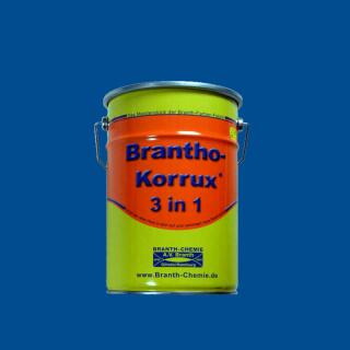 Brantho Korrux "3 en 1" 5 litres bleu signalisation RAL 5017