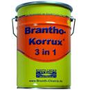 Brantho Korrux "3 en 1" 5 litres bleu signalisation RAL 5017