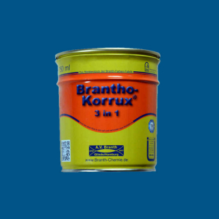 Brantho Korrux "3 en 1" 0,75 litre peut signaler bleu RAL 5005