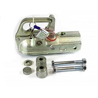 Attelage à bille fonte verrouillable Ø 50mm, 2600 kg