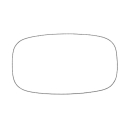 Miroir en verre miroir non chauffé 418159