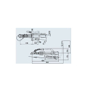 Levier de frein à main à point mort de type V-brake 161 S