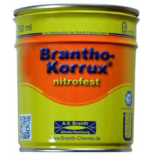 Bidon de 0,75 litre Brantho Korrux «nitrofest» gris anthracite RAL 7016