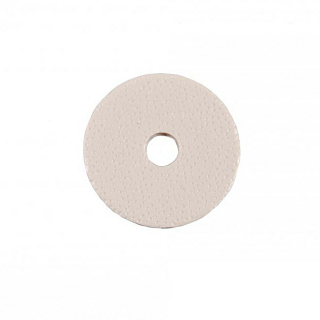 Patin à rivets en matériau de sangle, 18 mm, couleur: beige