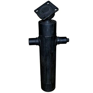 Vérin télescopique, course 1030 mm, 4 positions, hauteur 512 mm, goupille 40 mm