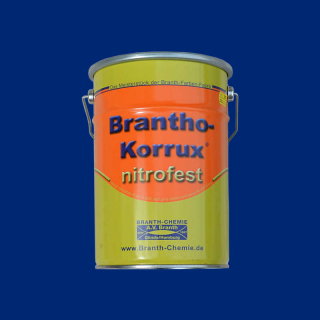Brantho Korrux "nitrofest" bidon 5 litres bleu gentiane RAL 5010