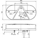 Système Technokon 3 BBSKWN 610 R, clignotant...